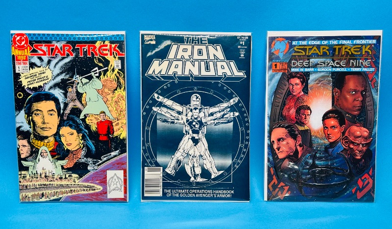 Photo 1 of 165832… 3 Star Trek comics in plastic sleeves 