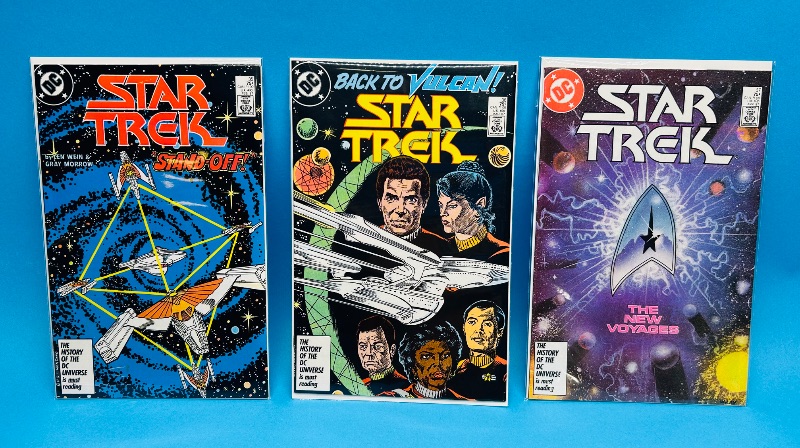 Photo 1 of 165834… 3 Star Trek comics in plastic sleeves 
