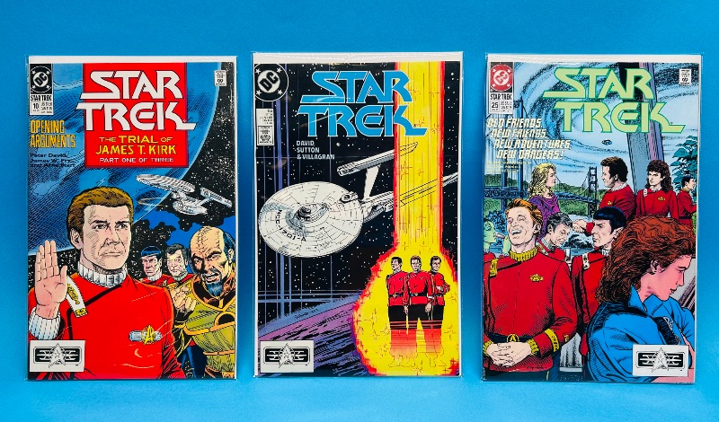 Photo 1 of 165836… 3 Star Trek comics in plastic sleeves 