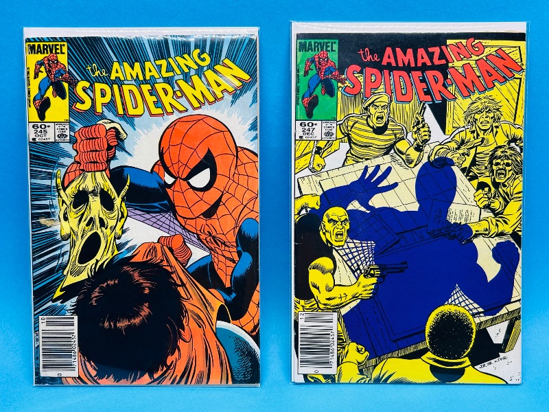 Photo 1 of 165838…2 vintage Spider-Man comics in plastic sleeves 