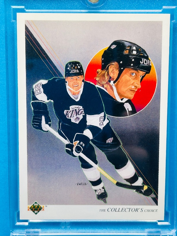 Photo 1 of 165910…Wayne Gretzky card 307 in hard plastic case