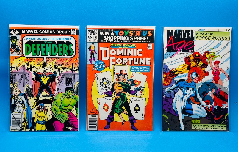 Photo 1 of 165936…3 vintage comics in plastic sleeves