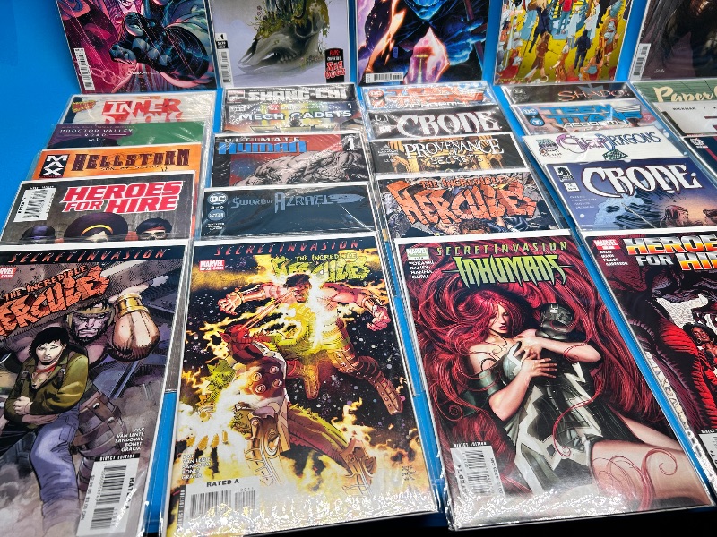 Photo 1 of 165951…final sale no return or refund-30 misc comics in plastic sleeves 