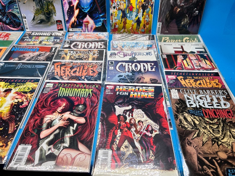 Photo 1 of 165951…final sale no return or refund-30 misc comics in plastic sleeves 