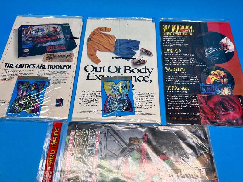 Photo 1 of 165958… final sale no return or refund-SEALED comics with 3 trading cards