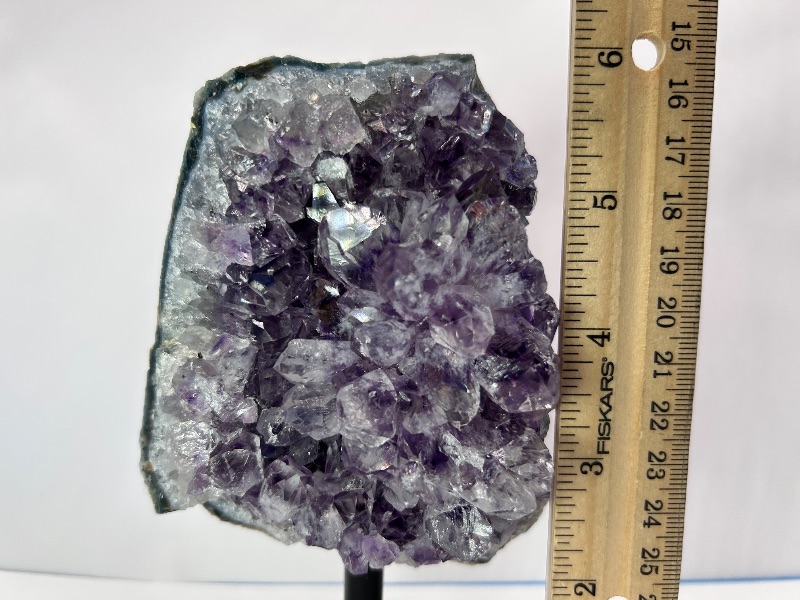 Photo 1 of 165978…6”  amethyst crystal on stand height includes display stand