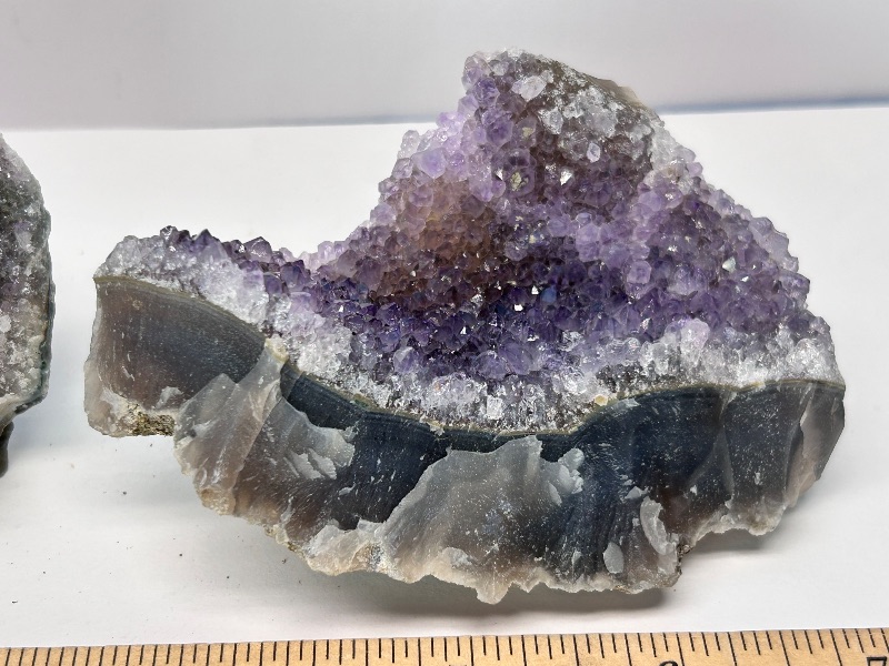 Photo 1 of 165982… 2  amethyst druzy crystal rocks