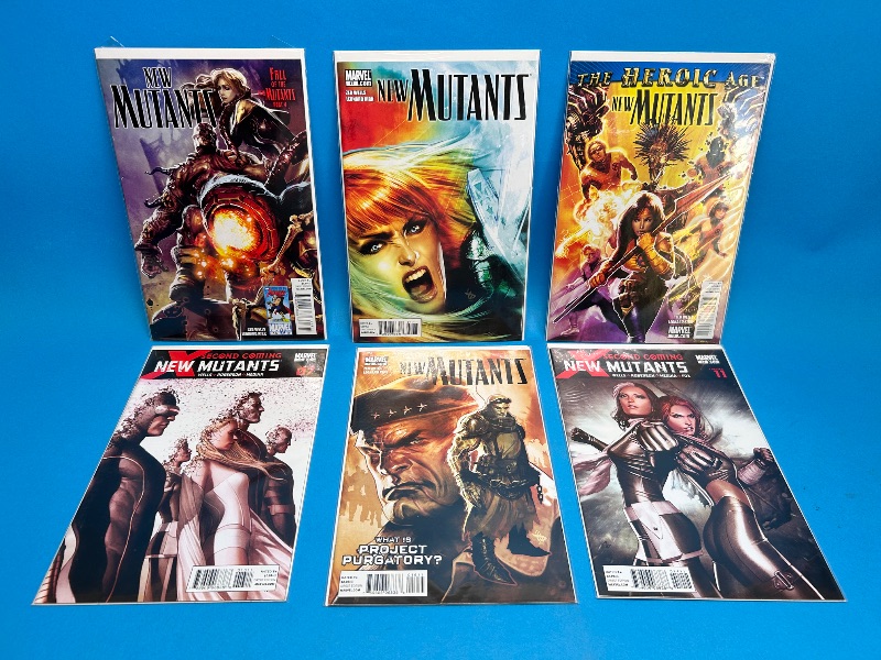 Photo 1 of 166004…6 new mutants  comics in plastic sleeves 