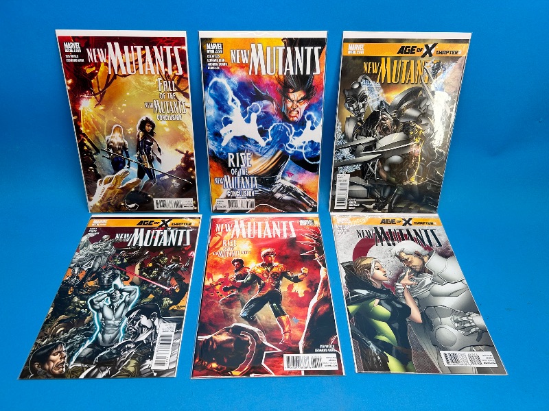 Photo 1 of 166005…6 new mutants  comics in plastic sleeves 