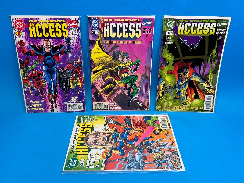 Photo 1 of 166012…Access comics 1-4 in plastic sleeves