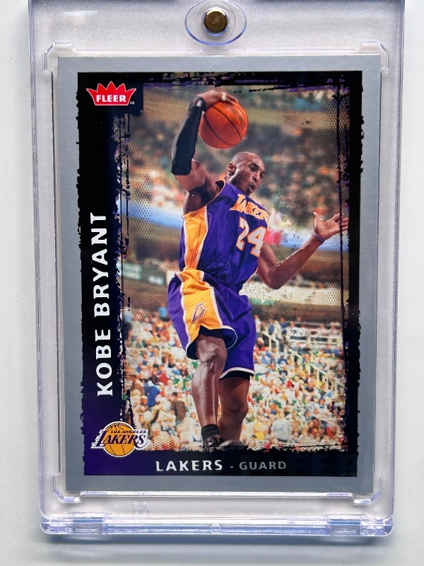 Photo 1 of 166032…Fleer Kobe Bryant card 101 in hard plastic case