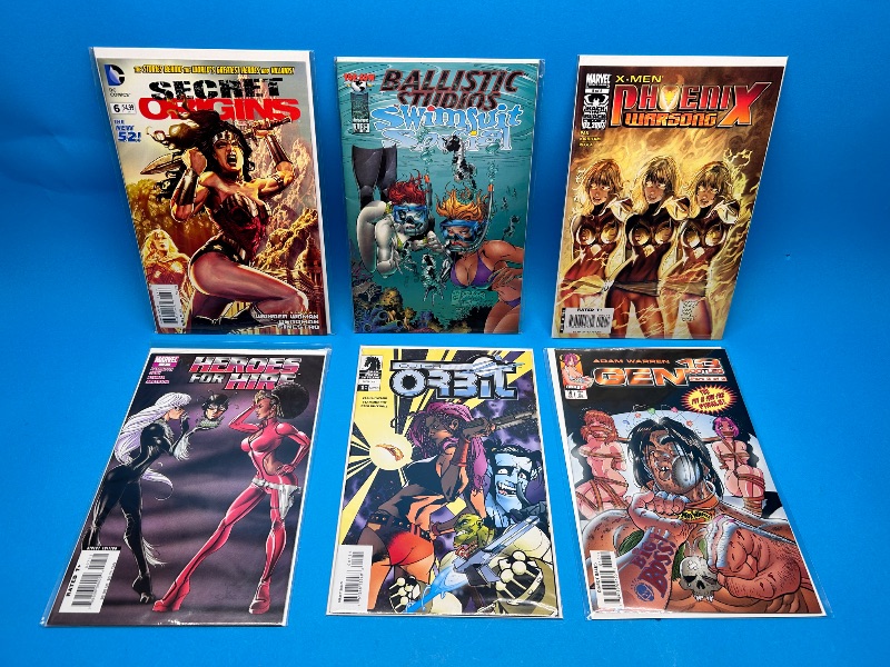 Photo 1 of 166065…6 comics in plastic sleeves