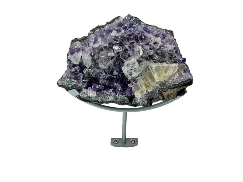 Photo 1 of 166085…large 7” amethyst crystal on display stand