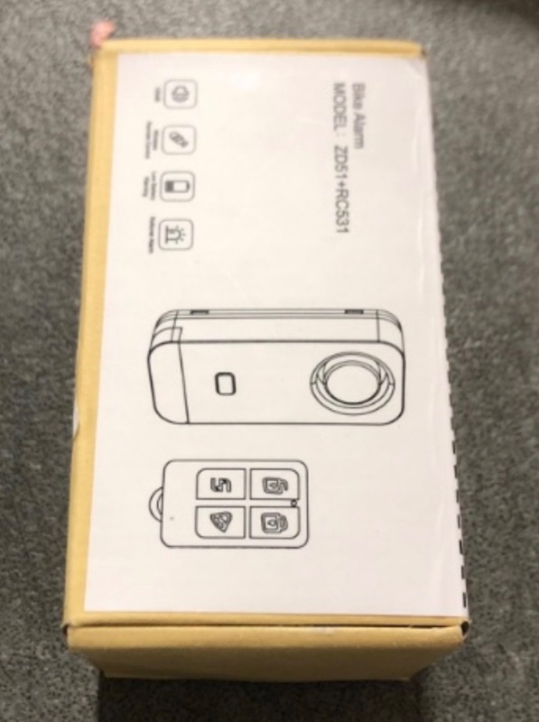 Photo 1 of 166087…wireless remote bike alarm with light 