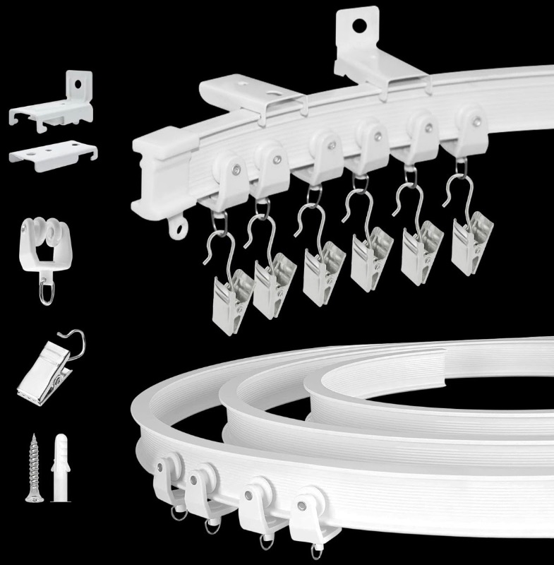 Photo 1 of 166089…bendable curtain track system for ceiling or wall mount 8 foot