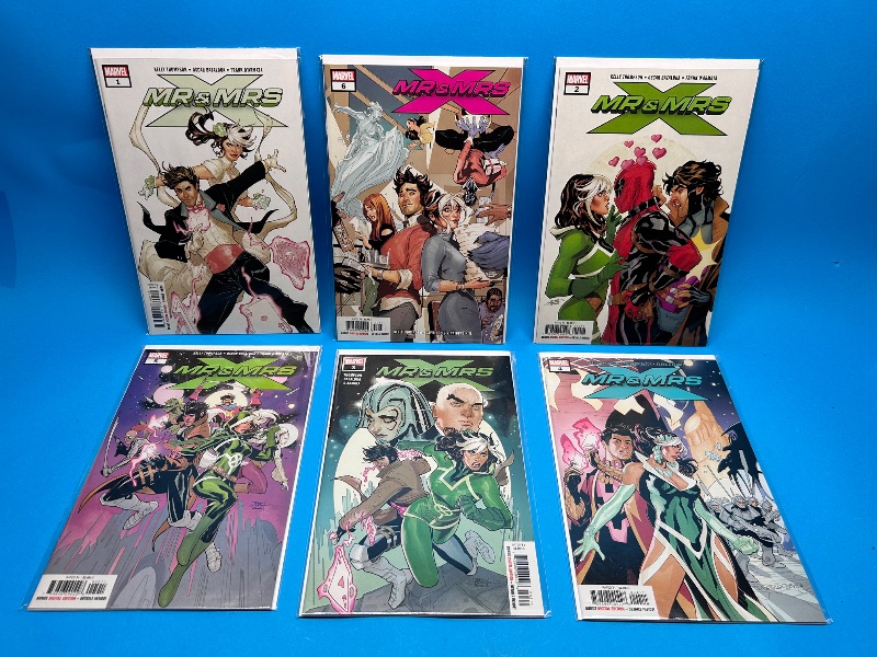 Photo 1 of 166097…6 Mr. And Mrs. x  comics in plastic sleeves 