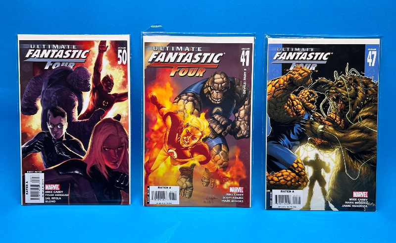 Photo 1 of 166103…3 fantastic four comics in plastic sleeves 