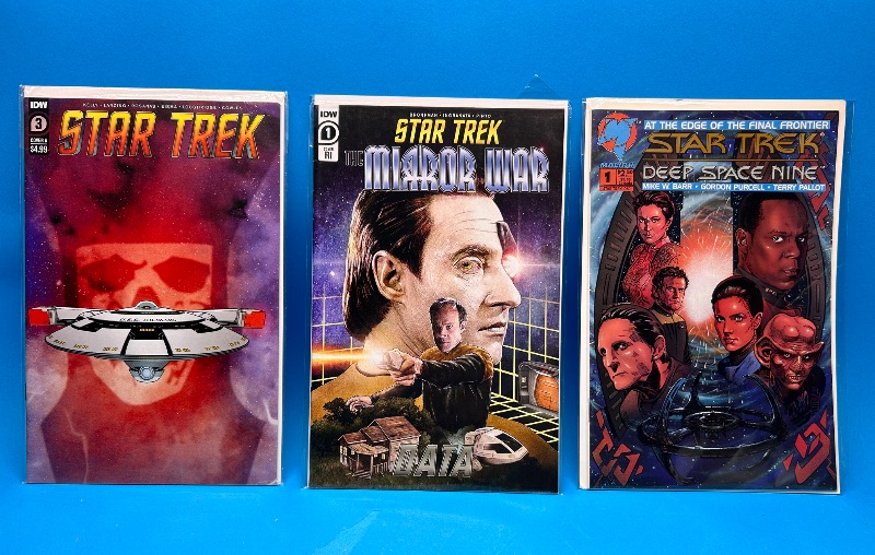 Photo 1 of 166111…3 Star Trek comics in plastic sleeves 