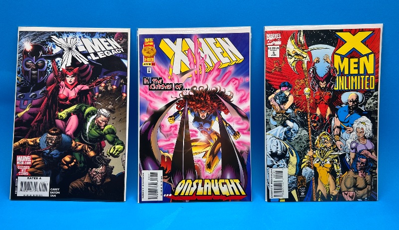 Photo 1 of 166117…3 X-men comics in plastic sleeves 