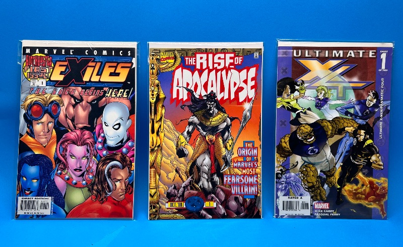 Photo 1 of 166128…3 comics all #1’s in plastic sleeves