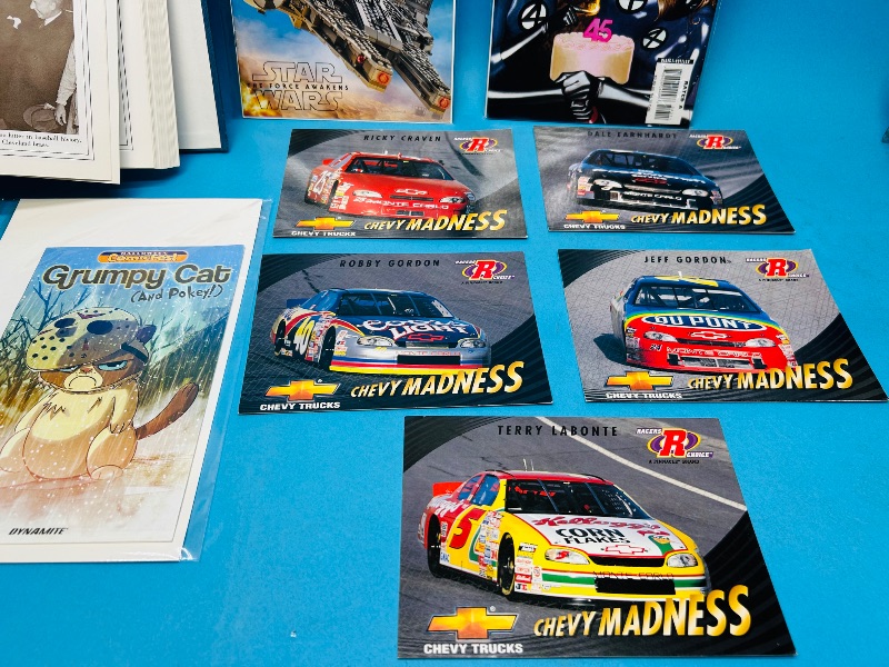 View 7 of 166143…comics, baseball book, NASCAR jumbo cards