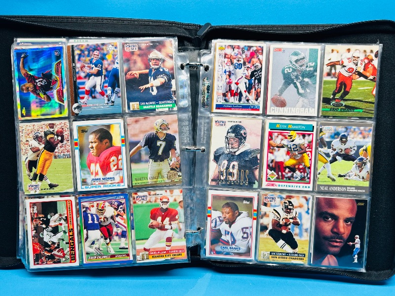 Photo 1 of 166206… final sale 270 mixed football cards-no return/refund-cards in binder