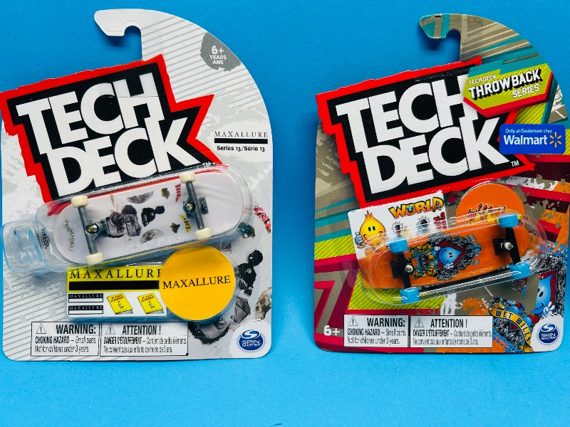 Photo 1 of 166208…3 Tech Deck fingerboards 