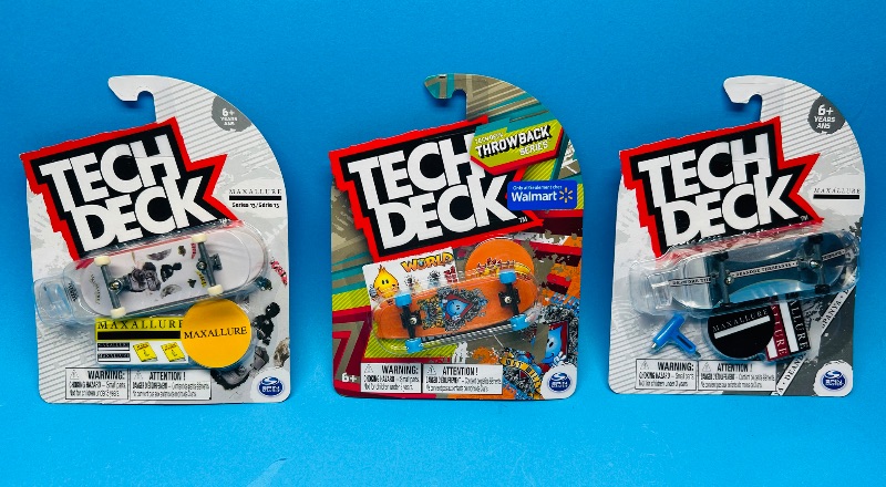 Photo 1 of 166208…3 Tech Deck fingerboards 