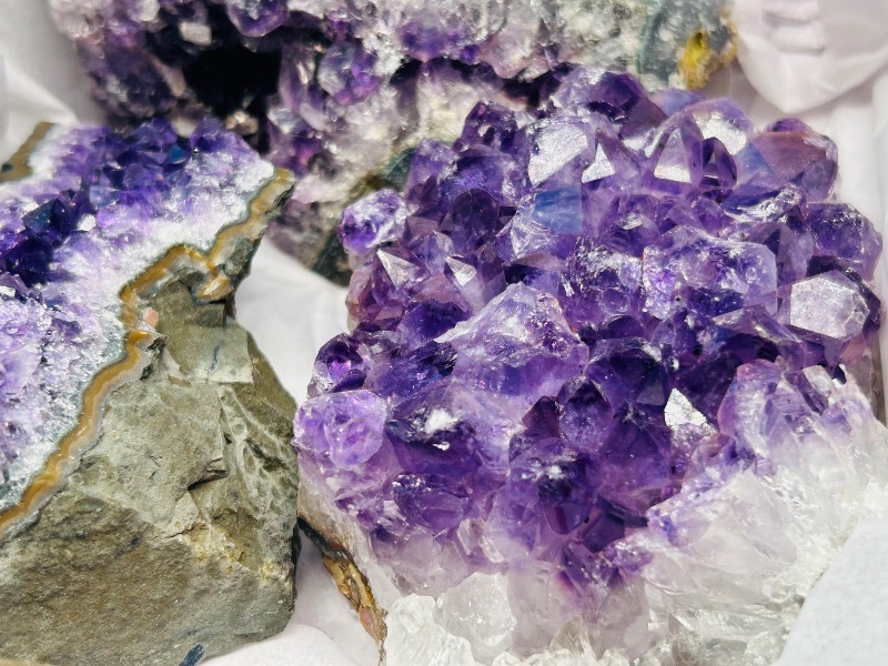 Photo 1 of 166211…3 large amethyst crystal rocks