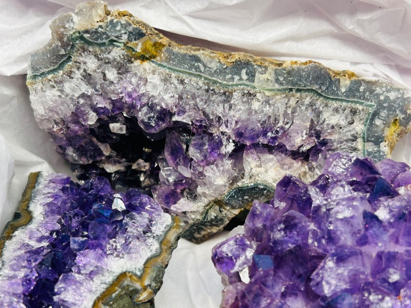 Photo 1 of 166211…3 large amethyst crystal rocks