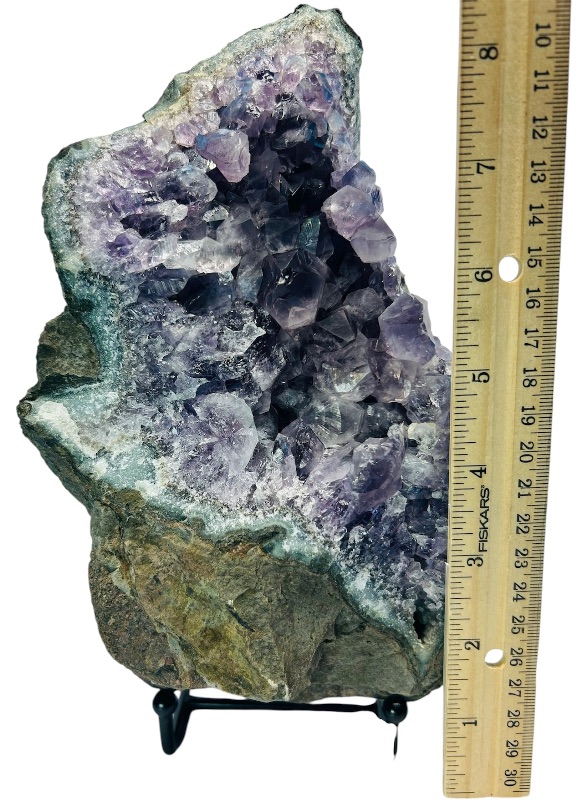 Photo 1 of 166313…Xlarge 10” amethyst crystal rock with stand