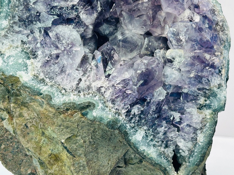View 3 of 166313…Xlarge 10” amethyst crystal rock with stand