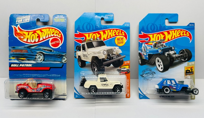 Photo 1 of 166712…3 hot wheels year 1999-2017 die cast jeeps