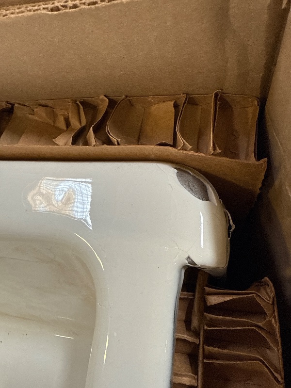 Photo 1 of KOHLER K-6487-0 Whitehaven Farmhouse Self-Trimming 29-11/16" x 21-9/16" x 9-5/8" Front Undermount Single-Bowl Kitchen Sink with Tall Apron, 30 Inch, White