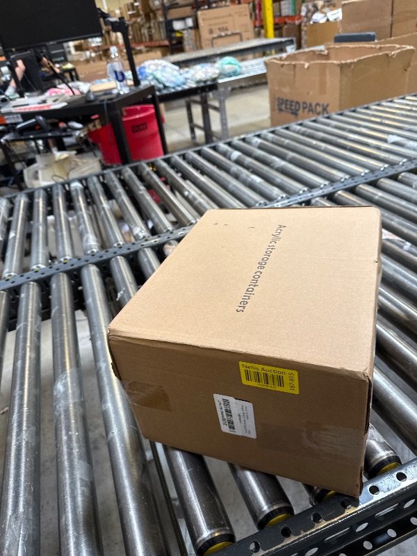 Photo 1 of 8 PACK Freezer Organizer Bins Clear Stackable Storage Bins with Side Handles for Fridge Organization and Storage Home Organization Must Haves