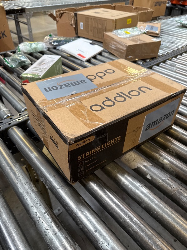 Photo 1 of addlon 96FT(48FT*2) Outdoor String Lights Commercial Grade Weatherproof Strand, 36 Edison Vintage Bulbs, 30 Hanging Sockets 6 Spare Bulbs ETL Listed Decorative Christmas Lights for Patio Garden