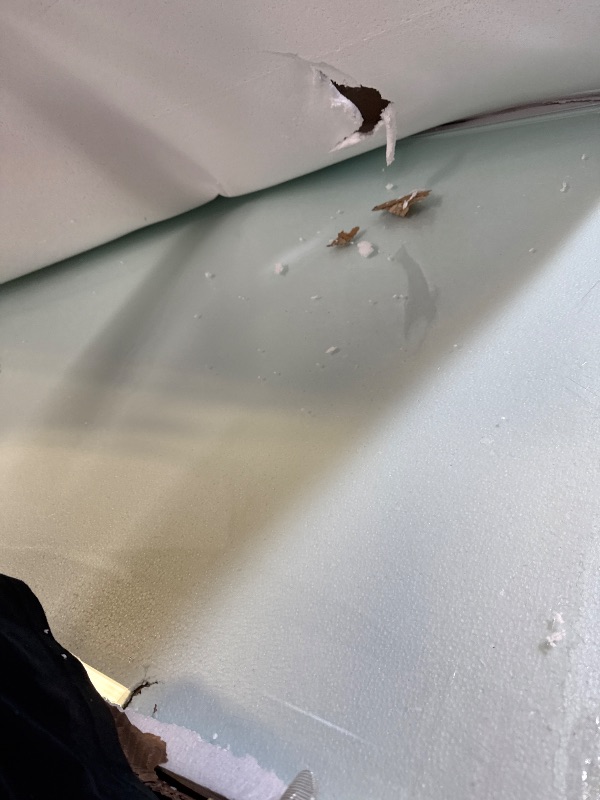 Photo 1 of Landical 36" x 60" Rectangle Clear Tempered Glass Table Top 1/2" Thick Eased Corners Clear Tempered Top Patio Table Replacement with 10 Anti Slip Pads for Kitchen Coffee Dining Table