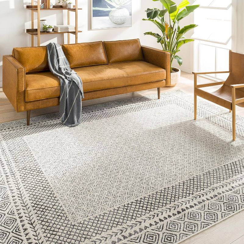 Photo 1 of Livabliss Melodie Boho Farmhouse Area Rug,6'7" x 9',Beige
