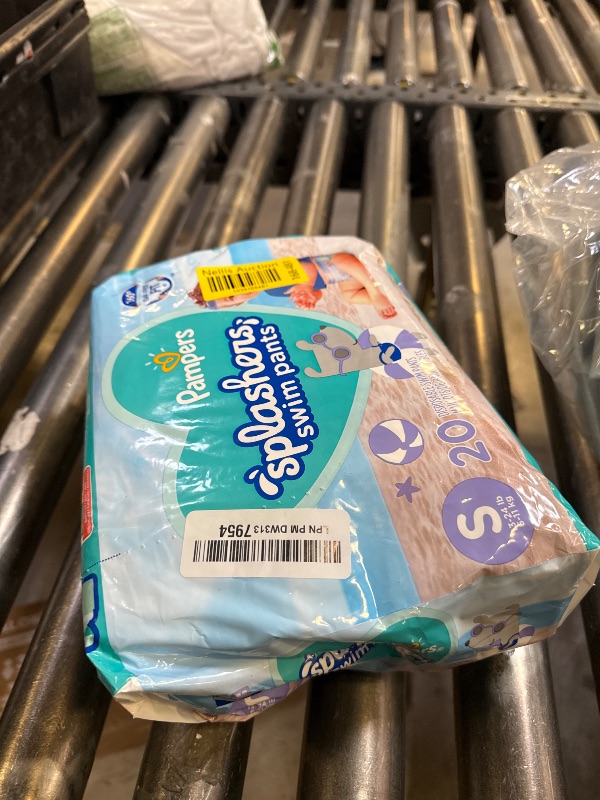 Photo 1 of Pampers Swim Diapers - Splashers - Size 2-3, 20 Count, Gap-Free Disposable Baby Swimming Pants