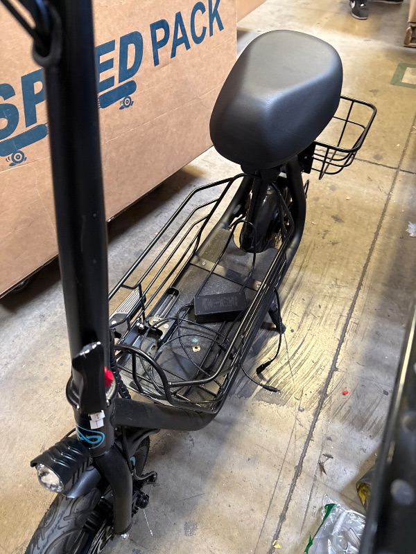 Photo 1 of Electric Scooter 800W(Peak) with Removeable Large Middle Basket for Pets & Cargo, 18.6 MPH 20 Mile Distance
