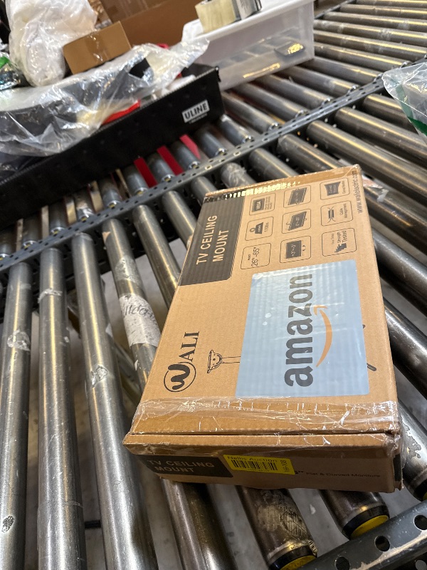 Photo 1 of WALI TV Ceiling Mount Adjustable Bracket Fits Most LED, LCD, OLED and Plasma Flat Screen Display 26 to 65 Inch, up to 110 Lbs, Mounting Holes 400x400mm (CM2665), Black