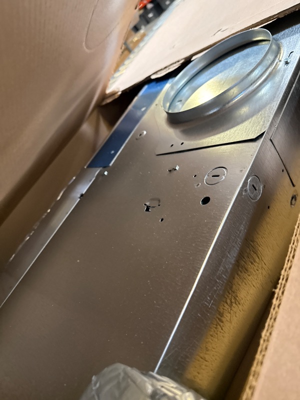Photo 1 of Broan-NuTone BCSD142SS Glacier 42-inch Under-Cabinet 4-Way Convertible Range Hood with 2-Speed Exhaust Fan and Light, 300 Max Blower CFM, Stainless Steel