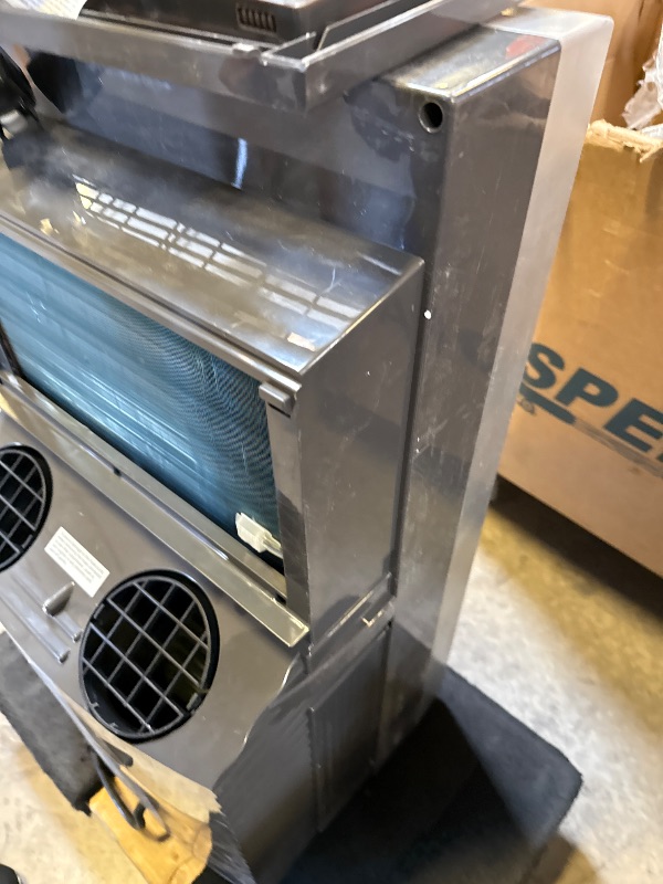 Photo 1 of Whynter Portable Air Conditioner 14,000 BTU with Dual Hose Dehumidifier & Cooling Fan for 500 Sq Ft Rooms, Includes AC Unit Window Kit, ARC-14S (9,500 SACC)
