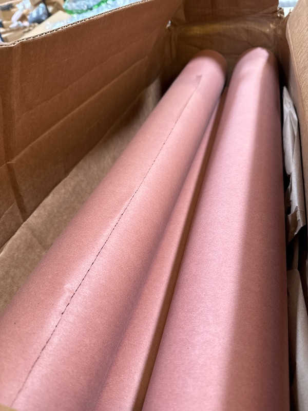 Photo 1 of Red Rosin Masking Paper 36" x 166', Pack of 4-66 lb Thickness Floor Covering for Painting - Construction Floor Protection Paper - Painters Paper Roll - Temporary Floor Protection by IDL Packaging