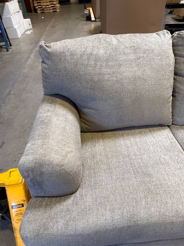 Photo 1 of Signature Design by Ashley Stonemeade Casual Sofa with 4 Toss Pillows, Light Brown