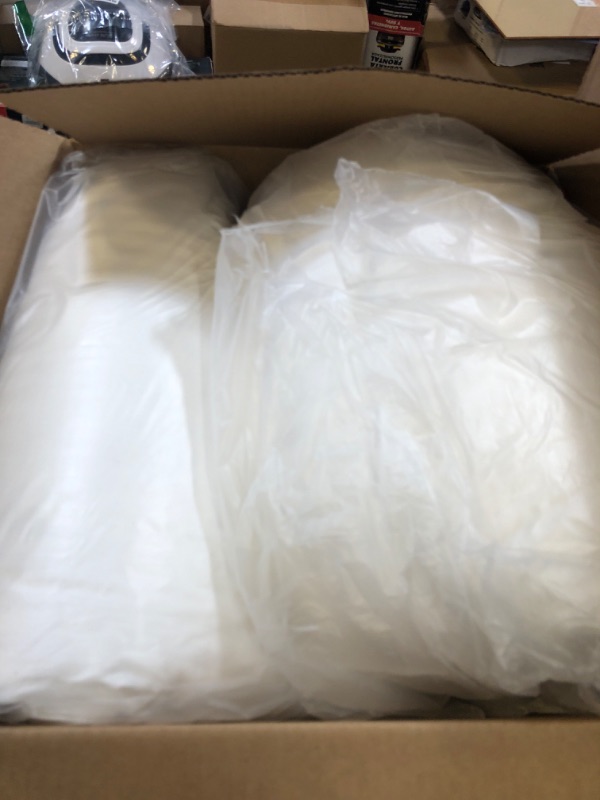 Photo 1 of Oubonun King Size Pillows Set of 2 - Fluffy & Supportive Down Alternative Pillows with Zippered Cotton Cover - Breathable and Cool for All Sleeping Positions - Machine Washable - 20"x36"
