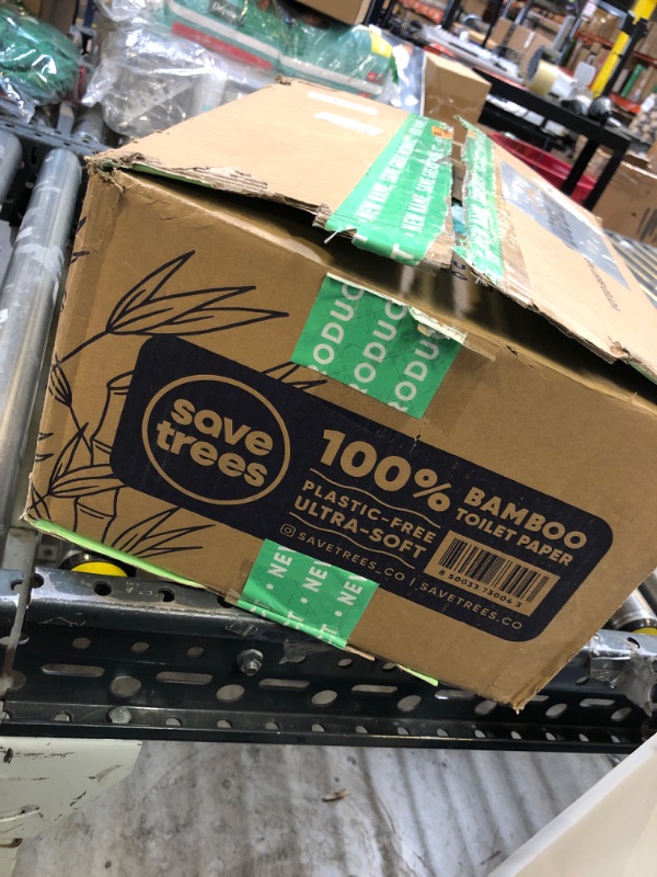 Photo 1 of Save Trees Bamboo Toilet Paper -24 Rolls Of Septic Safe Organic Toilet Paper 3-ply, 300 Sheets Per Roll - PFAs Free, FSC Certified, Plastic & Chemical Free - For Home, Boat & RV Use