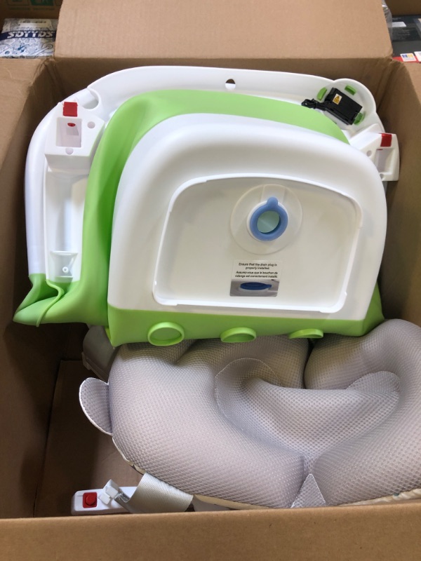Photo 1 of napei Collapsible Baby Bathtub,Baby Bath Tub with Soft Cushion & Thermometer,Baby Bathtub Newborn to Toddler 0-36 Months,Portable Travel Baby Tub
