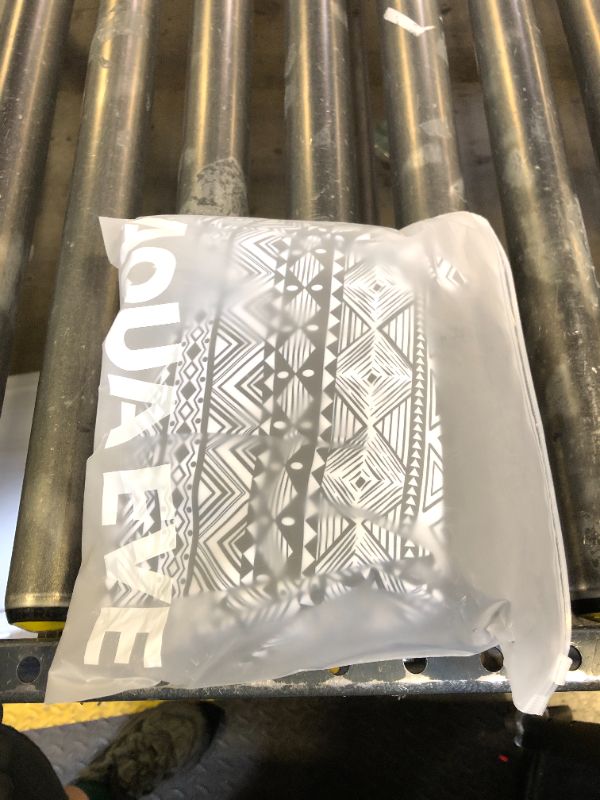 Photo 1 of Aqua Eve Two Piece Women's Tankini Swimsuits Blouson Swim Tank Top with Shorts Modest Bathing Suits Black Tribal 22W