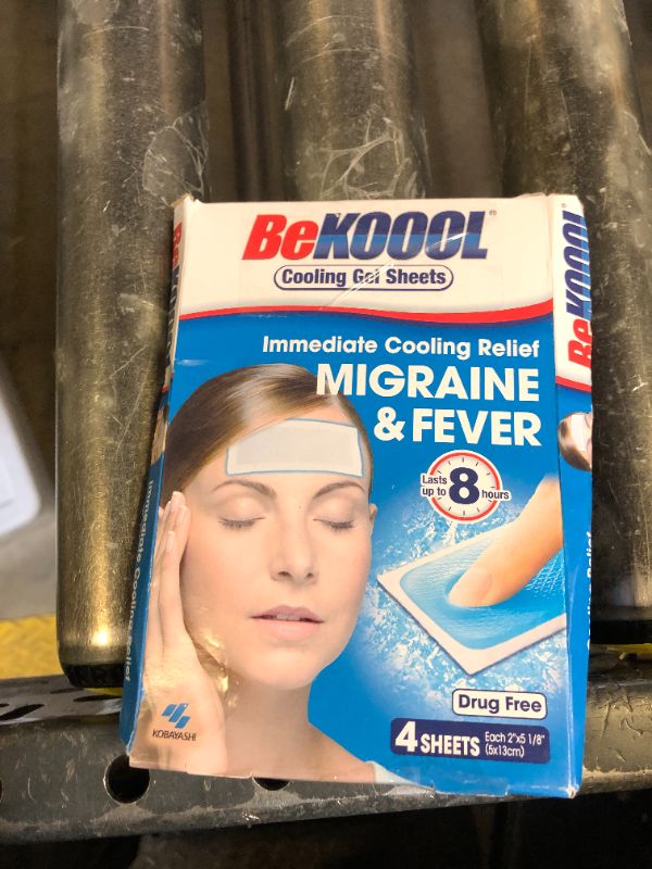 Photo 1 of BeKOOOL Migraine Gel Sheets - 4 Count